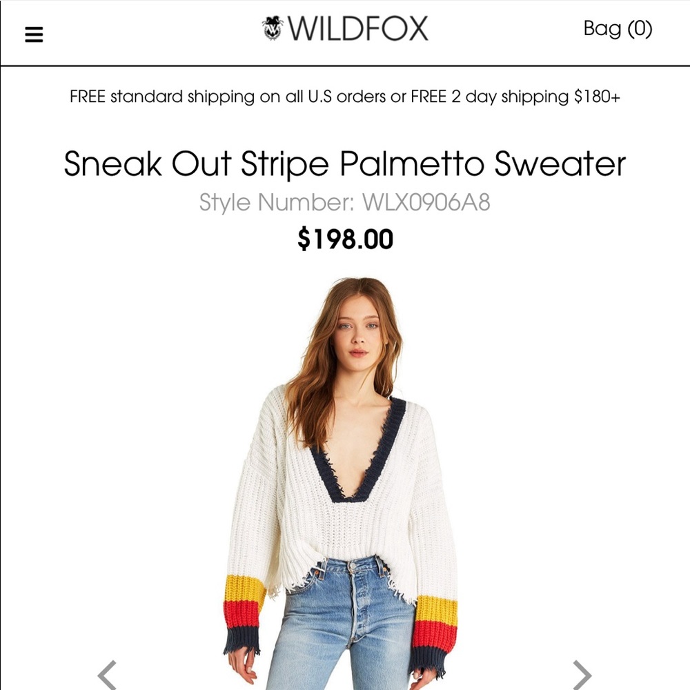 Wildfox Palmetto Sweater
